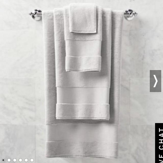 Fog Color Resort Cotton Hand Towels (6 hand towels)