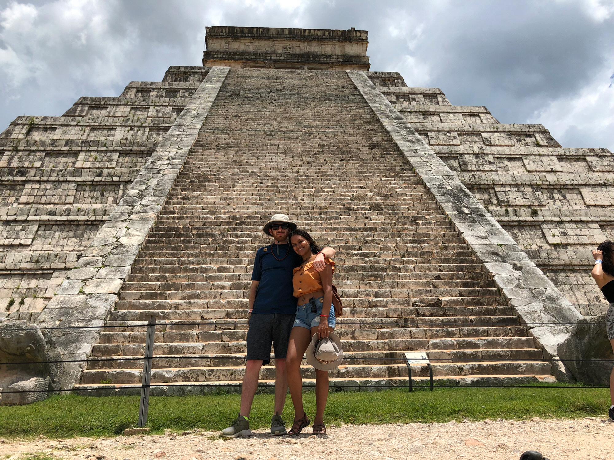 Great pyramid, Chichen Itza Mexico, July 2018