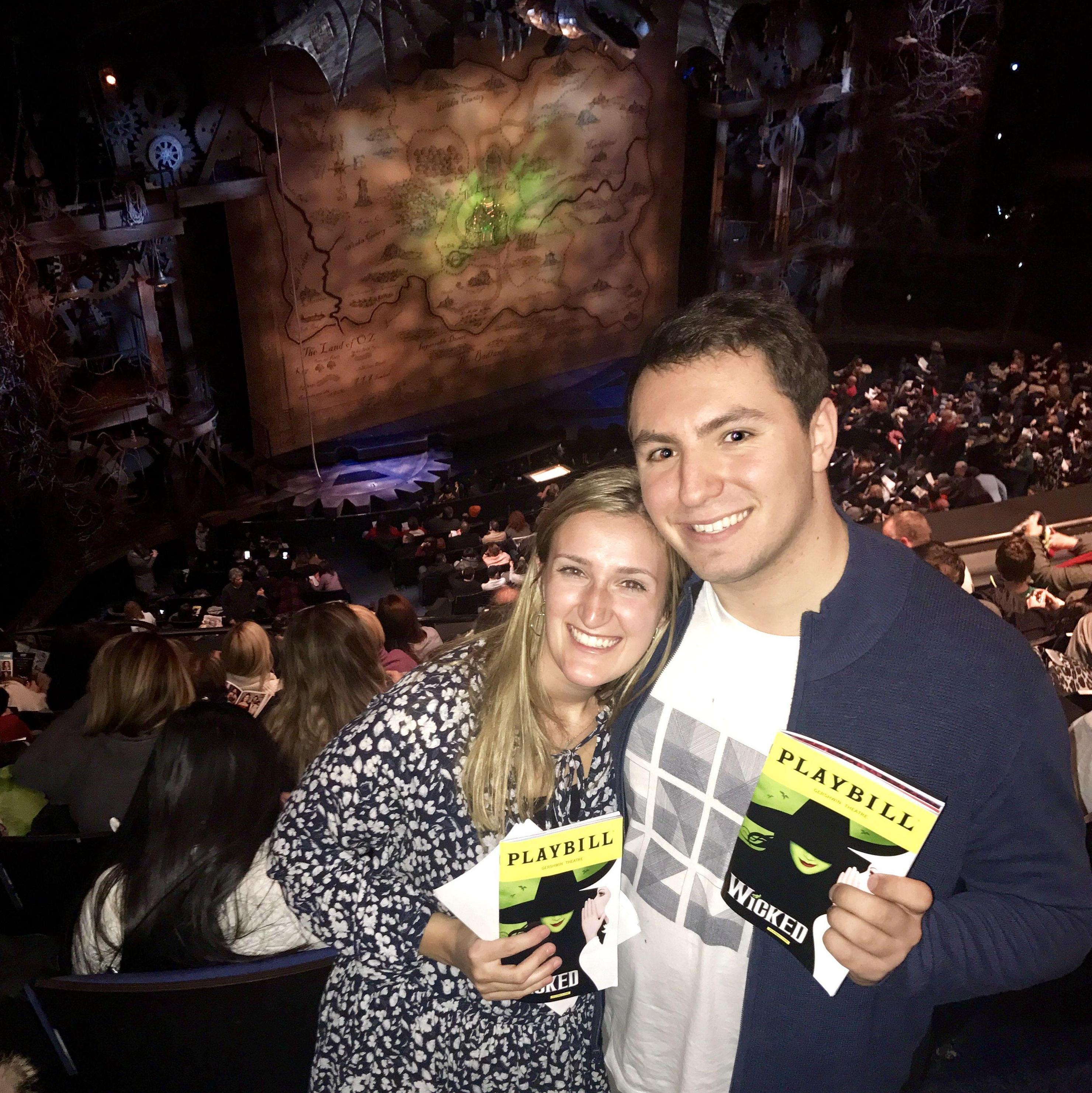 Josh's first time seeing Wicked