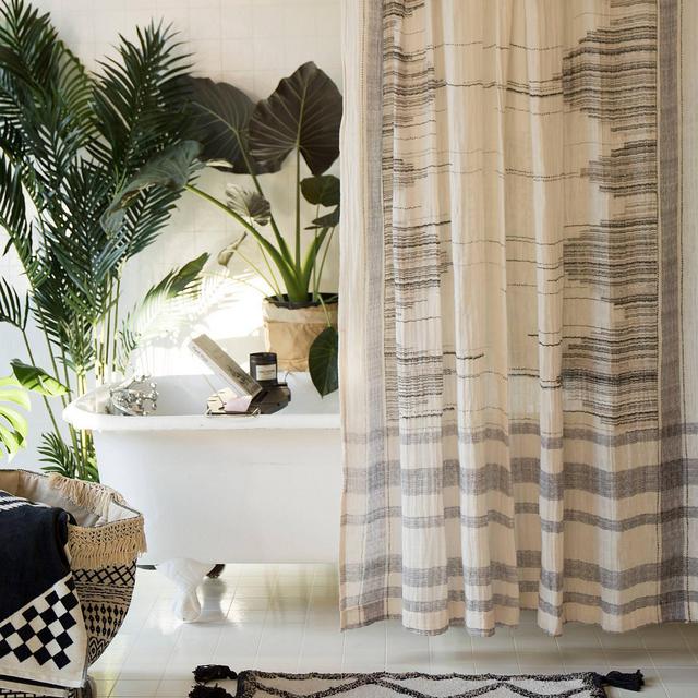Inga Gauze Shower Curtain