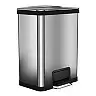 Halo 13-gallon AirStep Stainless Steel Trash Can