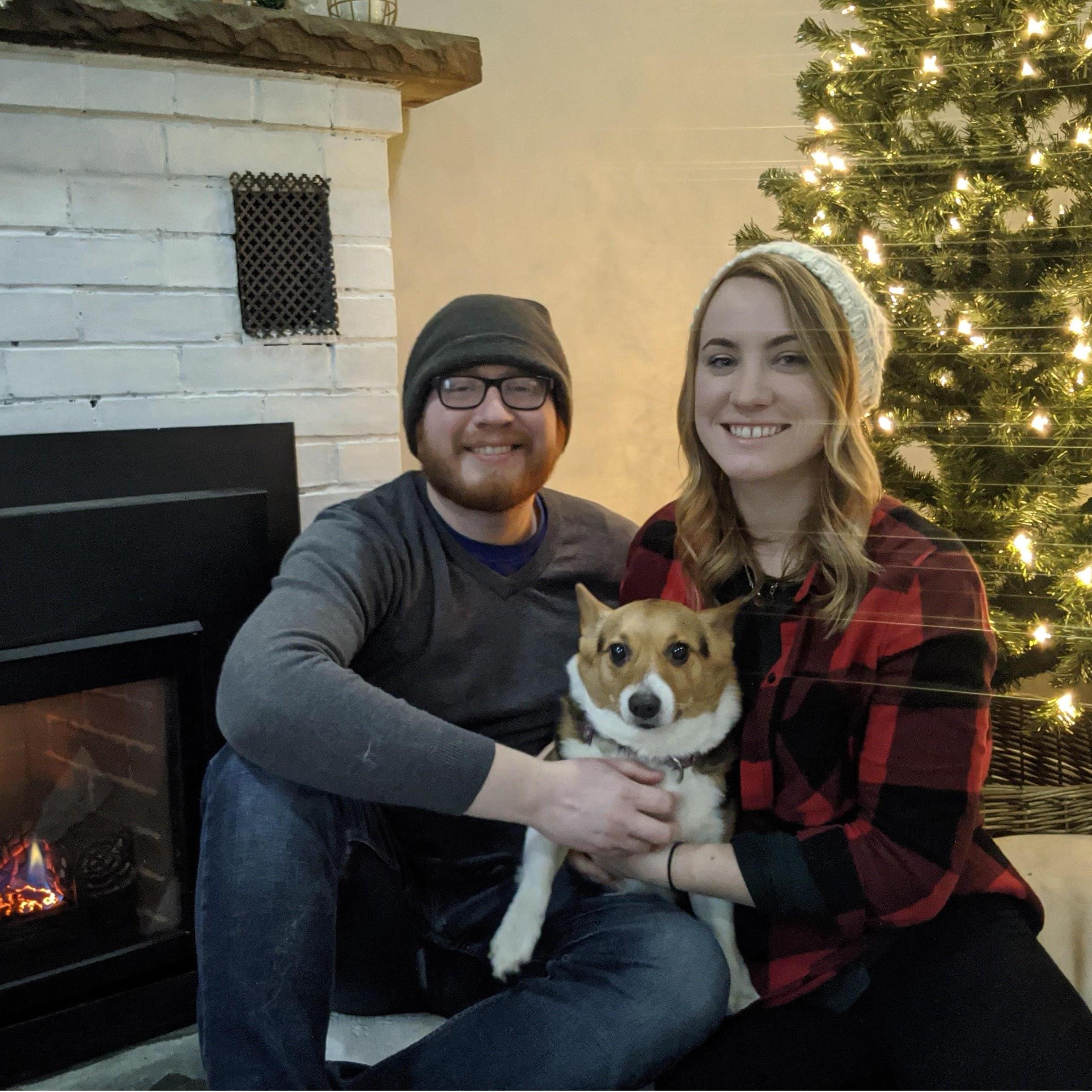 Our first Christmas card photo!
December 2020