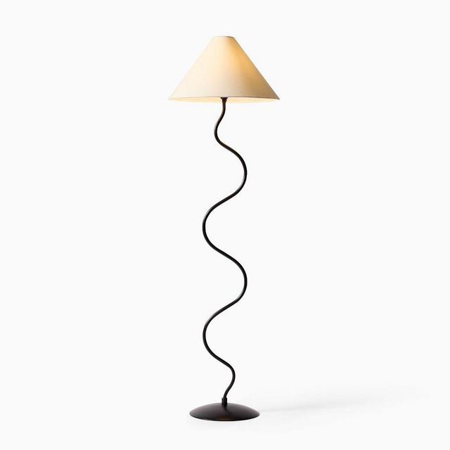 Zig Zag Floor Lamp, Dark Bronze
