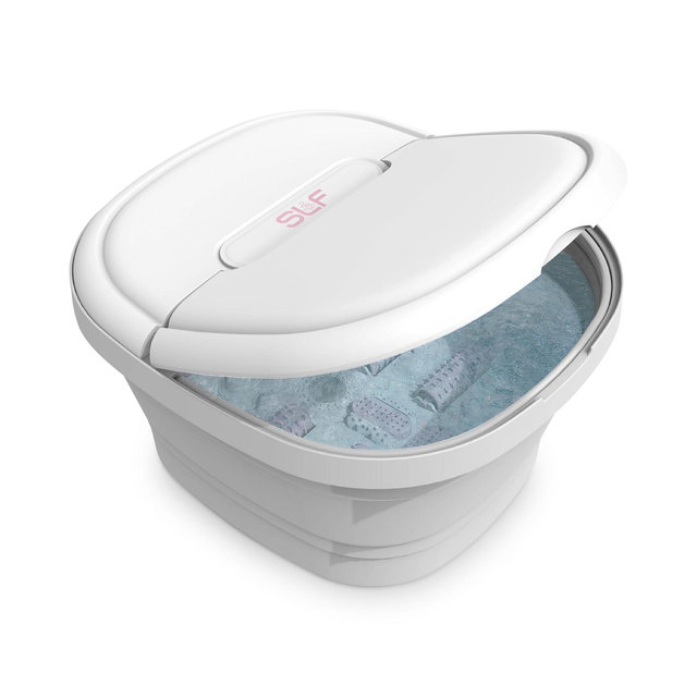 Tzumi SLF Heated Portable Bubble Bath Foot Massager