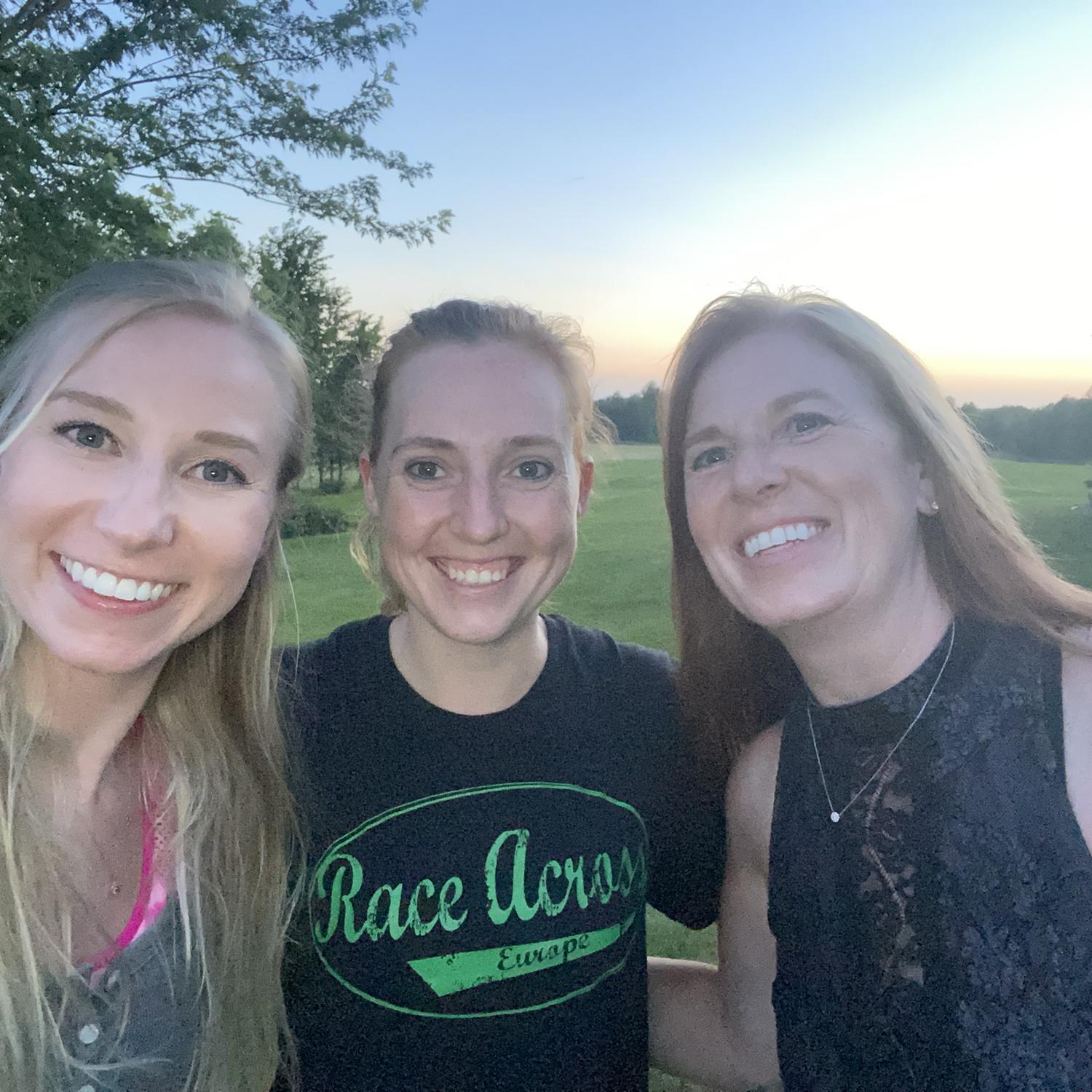 Haley with her sister and mom