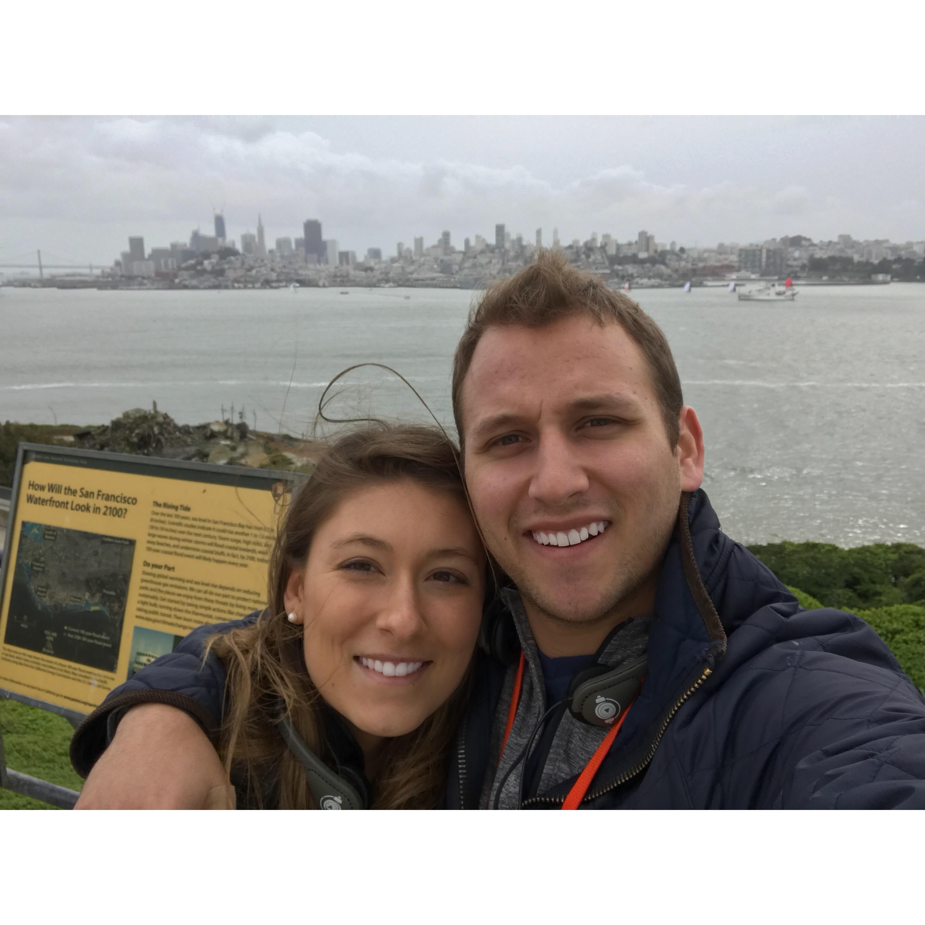 Visiting Alcatraz in San Fran!