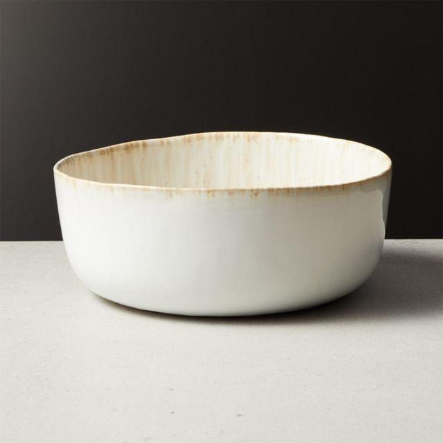 Drift Reactive Grey Serving Bowl