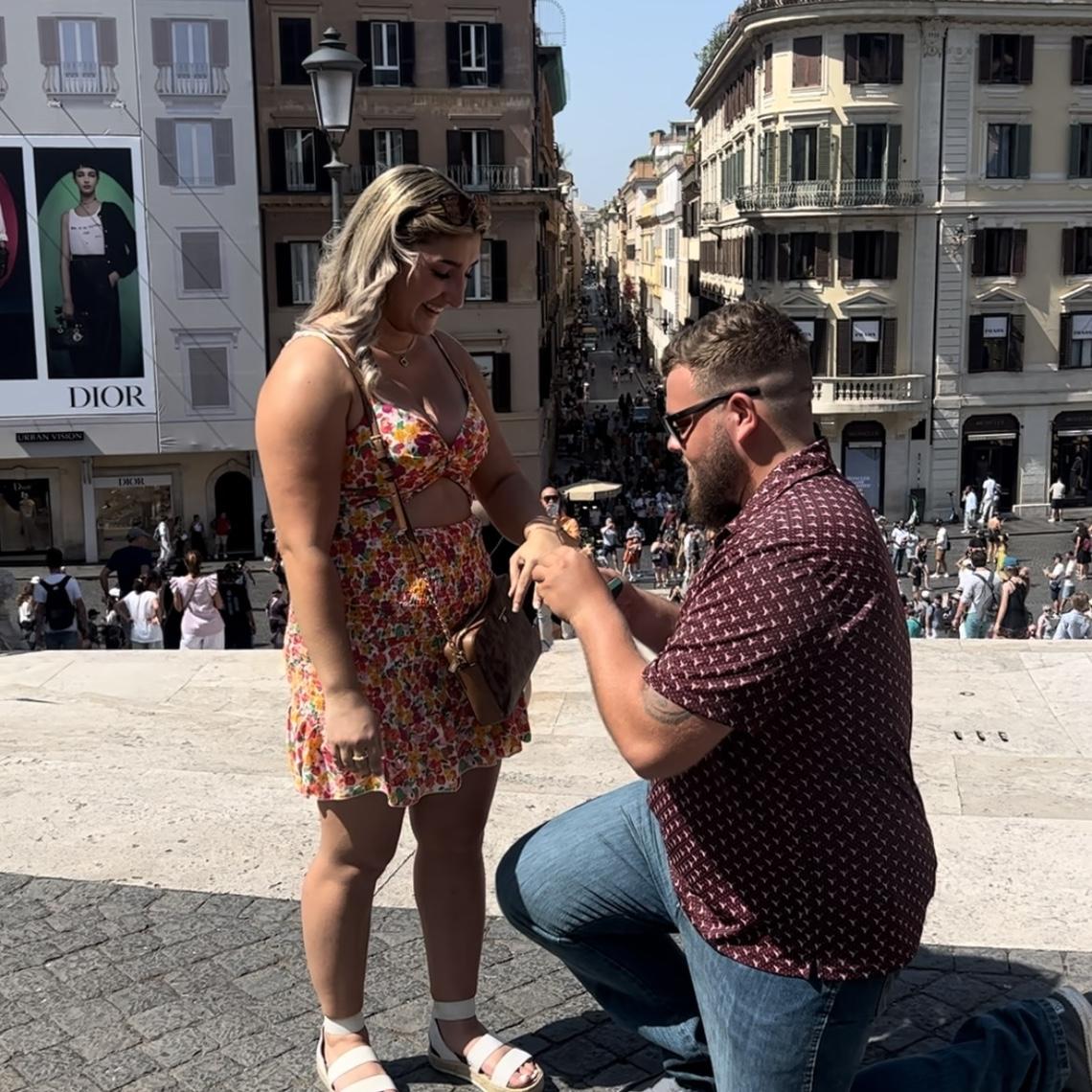 Proposal on the Spanish Steps-Rome, Italy 8/18/2023