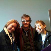 Can't forget this picture! This is from our Freshman year in a college 101 class. We were touring an art museum. Can't believe how much we've grown! This is also our very first picture together.