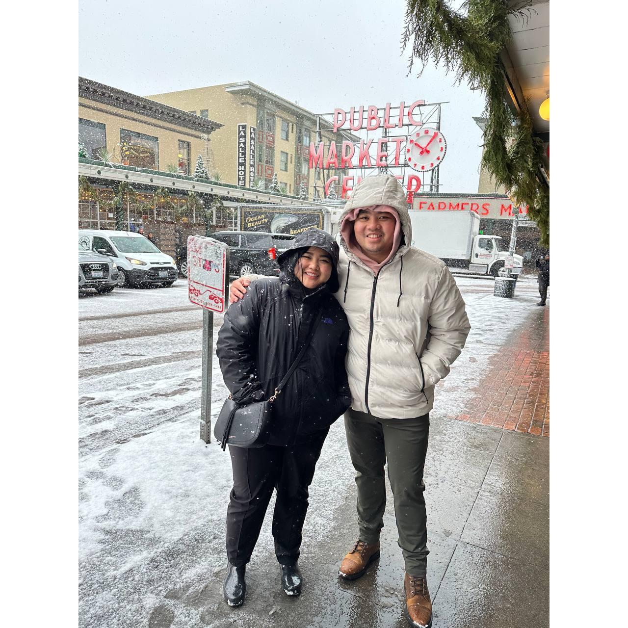 Us in Seattle, Washington in December 2022!