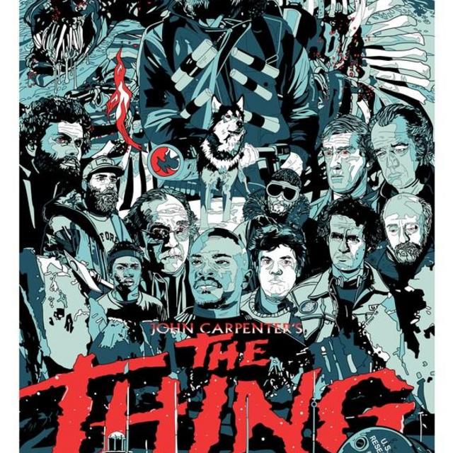 New Giclée Art Print of 1982 Movie Poster "The Thing" John Carpenter