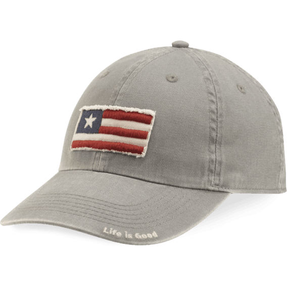 Three Stripe Flag Tattered Chill Cap