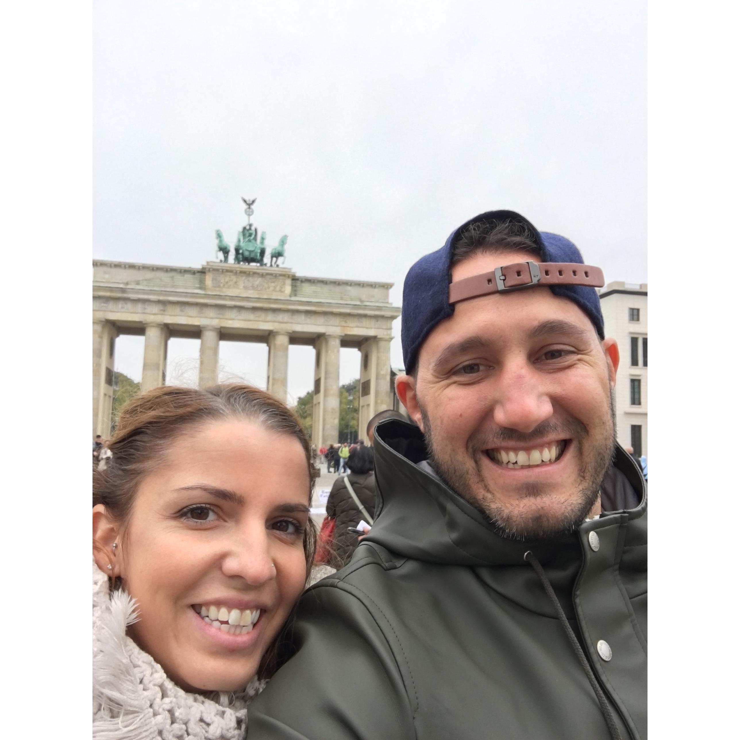 Mike and Lizzy on their 1st trip together. It was shocking they stayed together considering the obscene amounts of sauerkraut Mike ate on the trip!