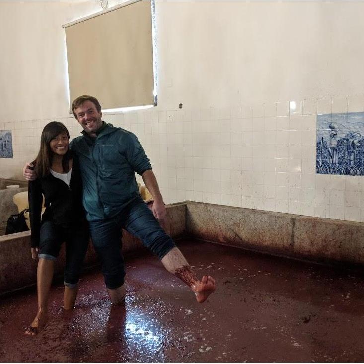 Portugal wine stomping!