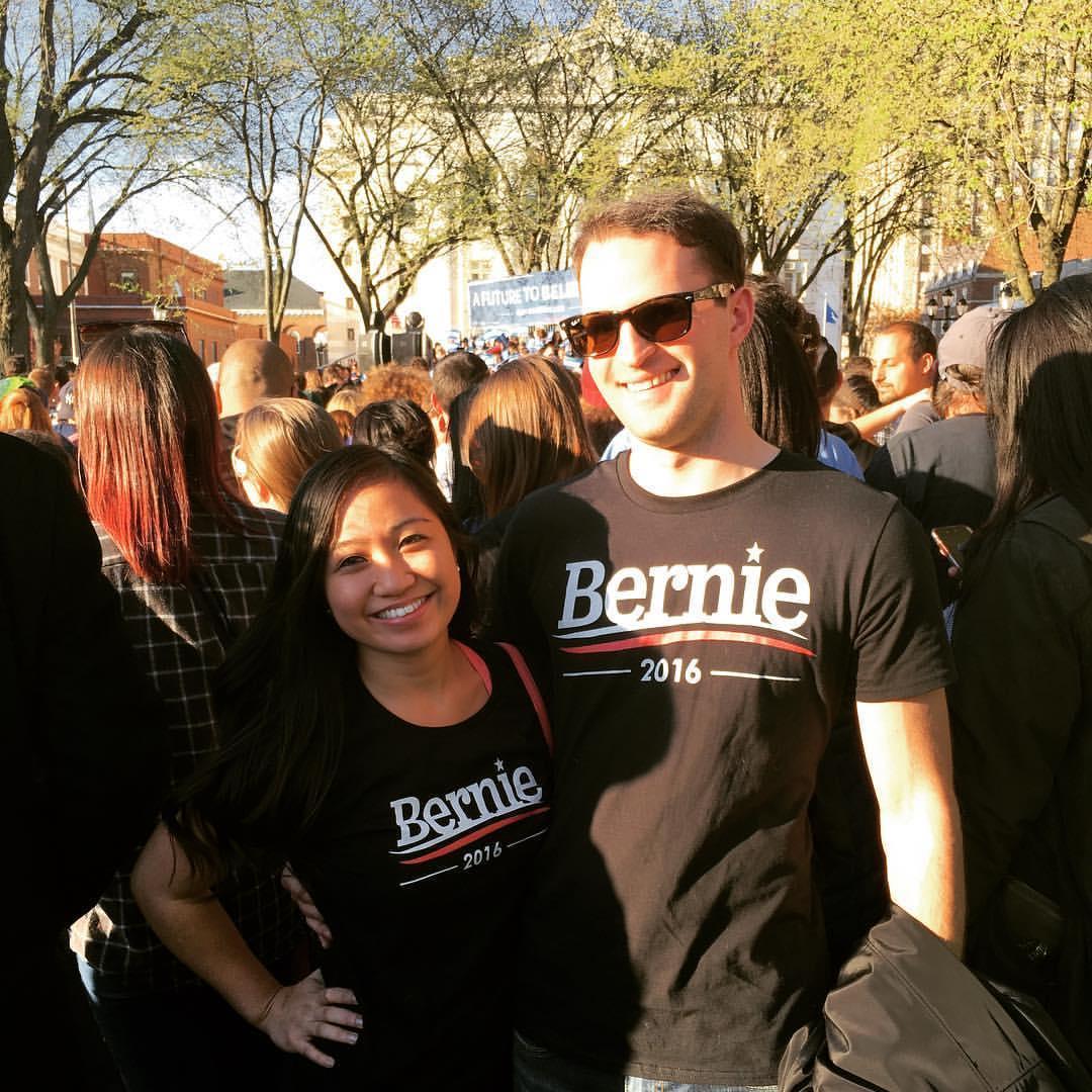 Just so everyone knows, it was Justin who introduced Amy to Bernie Sanders after he saw him on the Daily Show. And we've been in an intense love affair ever since. (All 3 of us.)
