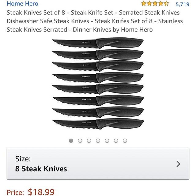 Steak Knives Set of 8