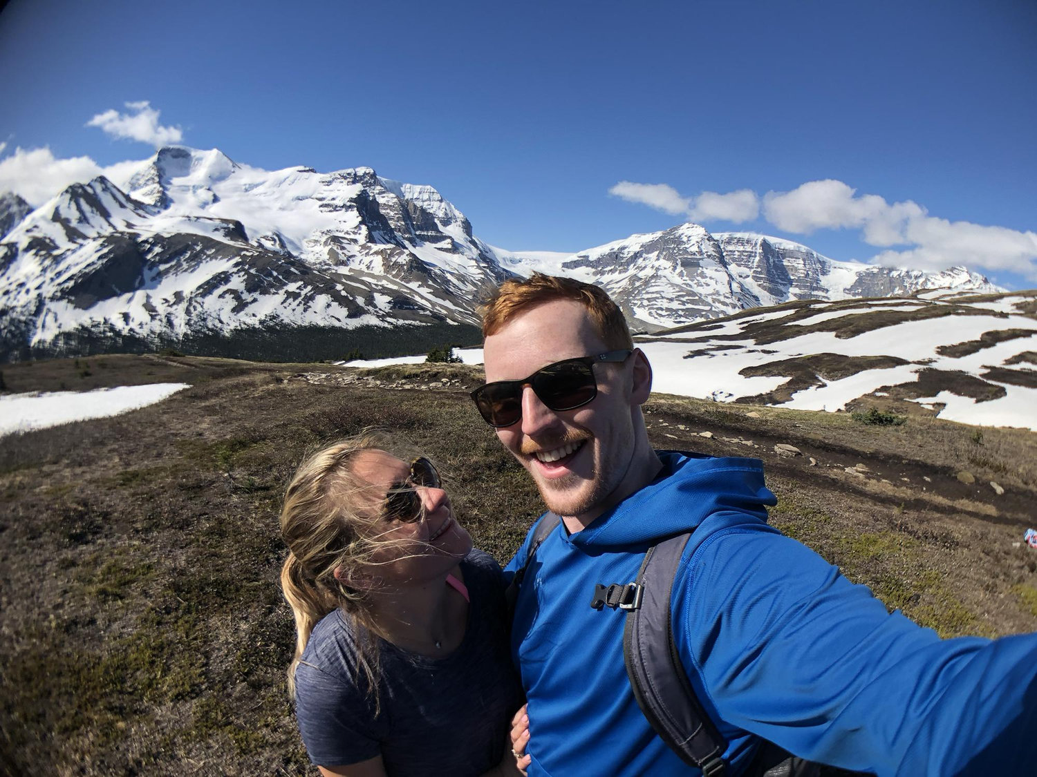 Road tripping through Banff after a year at Purdue!
