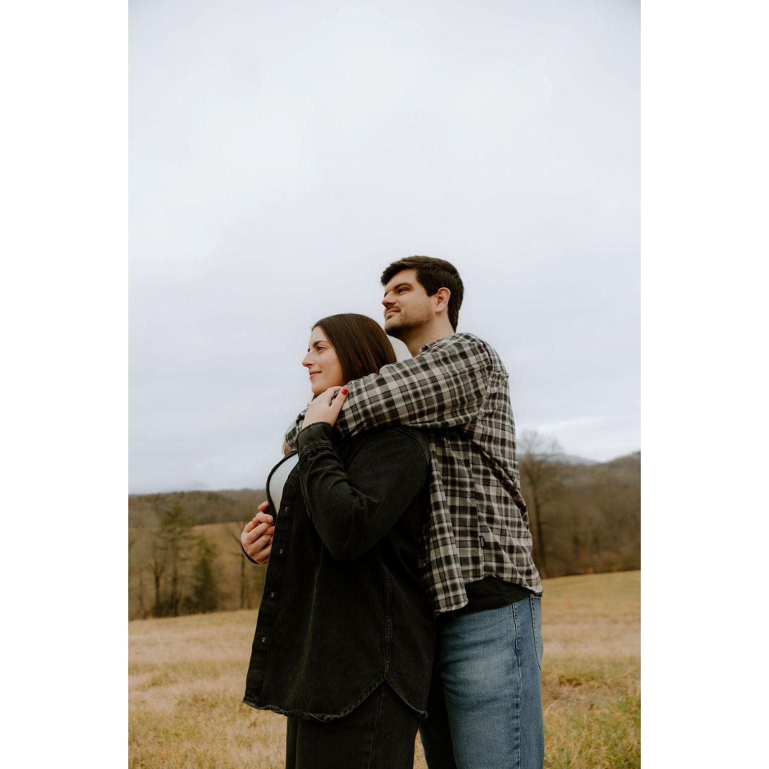 The first of many engagement photos, taken at Kaya Vineyard & Winery in Dahlonega, Georgia.