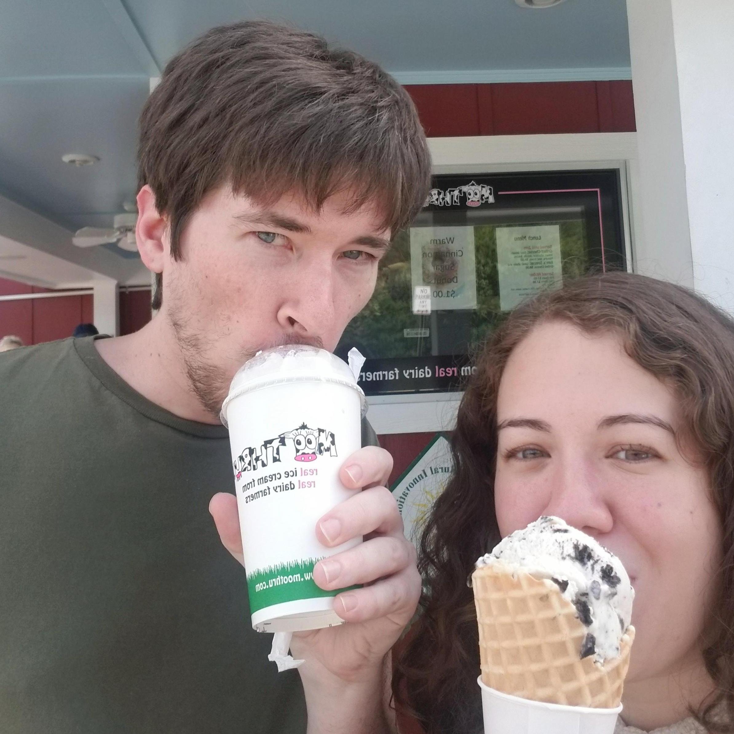 Yumm fresh ice cream from the cows in Shenandoah! September 2019
