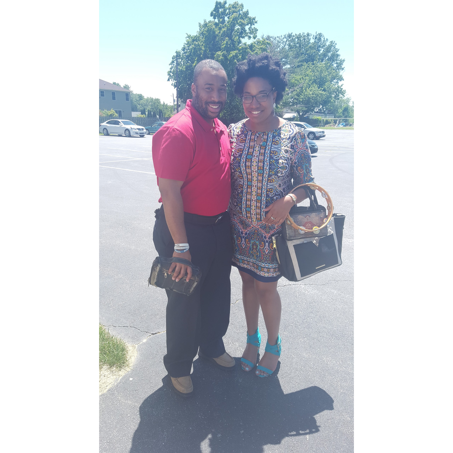 sunday's best at Darla's church back home in DE #ROAMBC