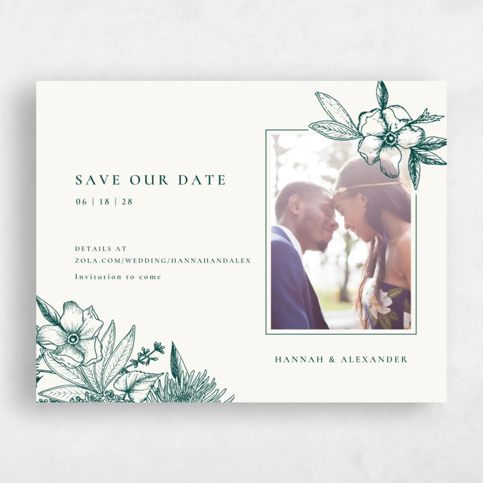 Save The Date - Kianna Portrait preview