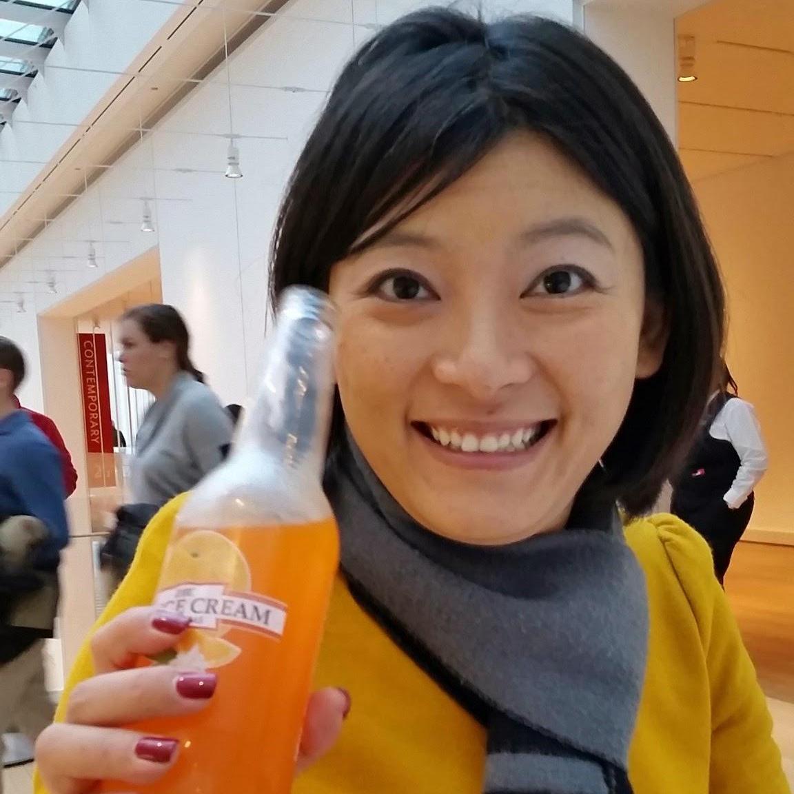 Orange soda at the Art Institute of Chicago