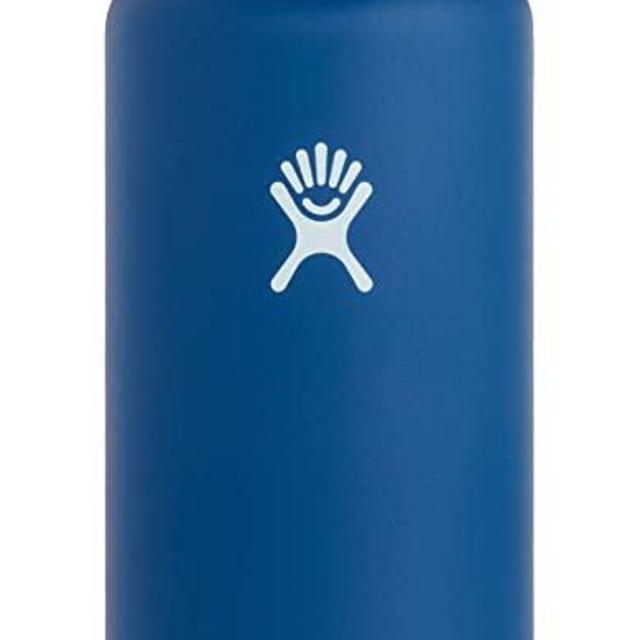 HYDRO FLASK Cobalt 40 Oz Wide Mouth Bottle With Flex Cap, 1 EA