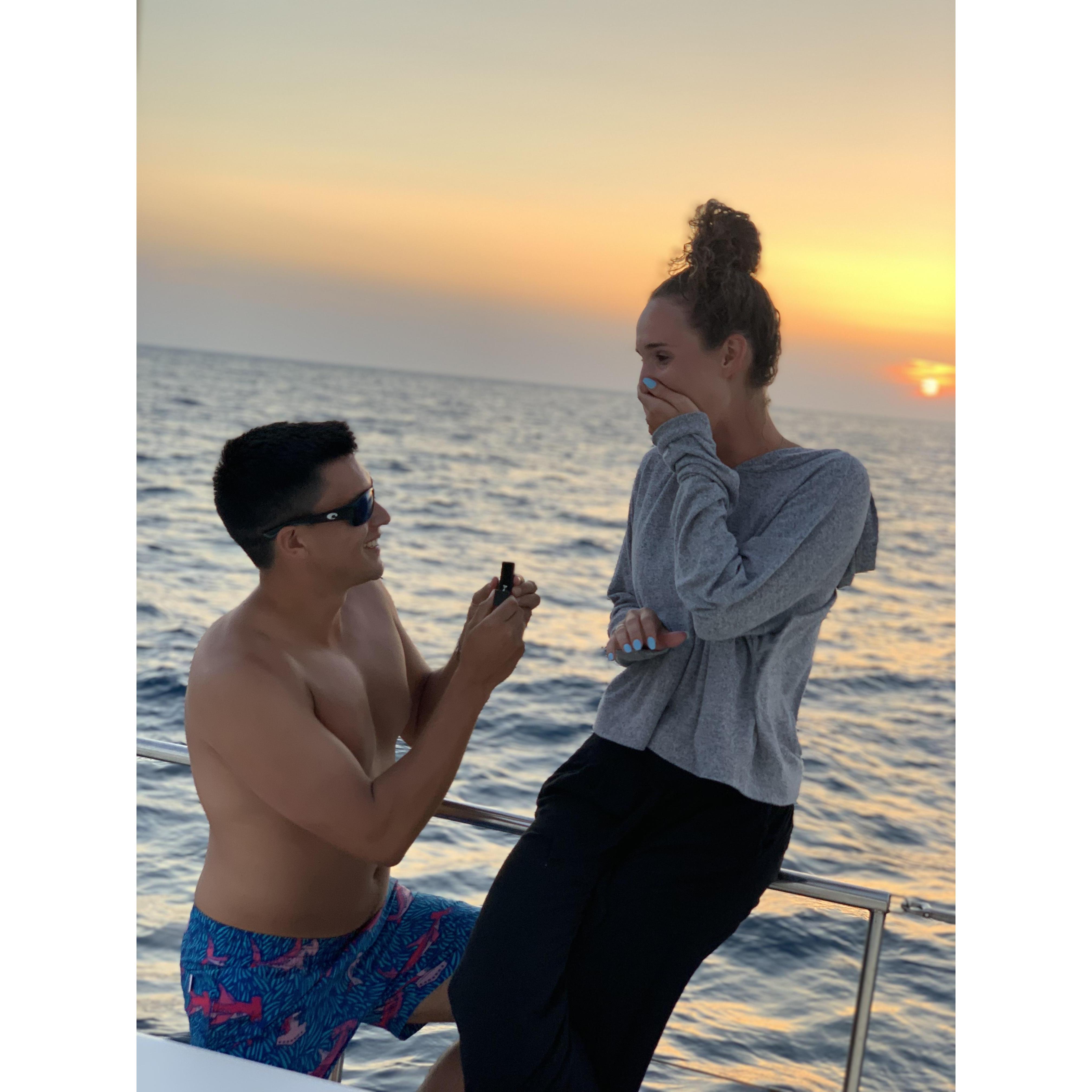 she said yes :) 

santorini, greece