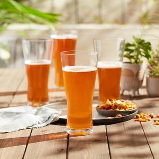 Indoors Out Break-Resistant Craft Brews Flared Pilsner, Set of 4