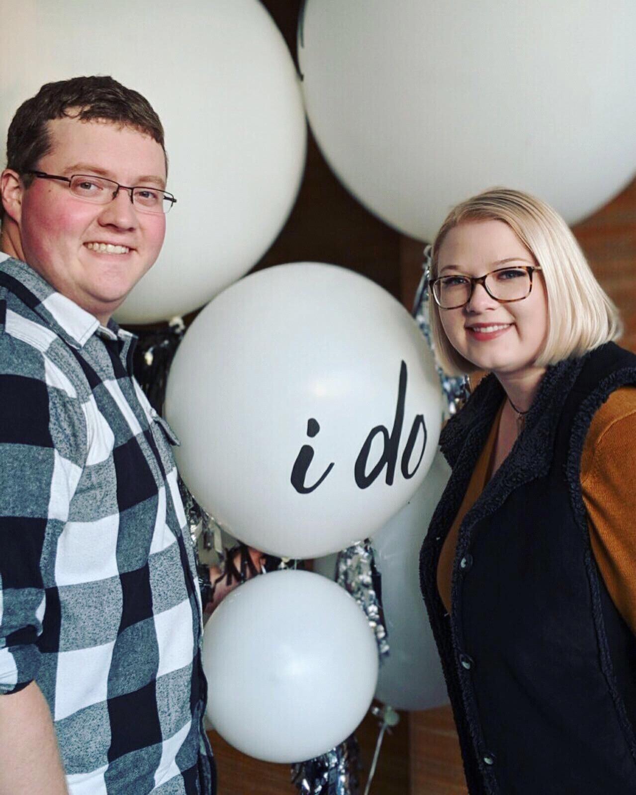 Some leftover wedding balloons we found at Pier B