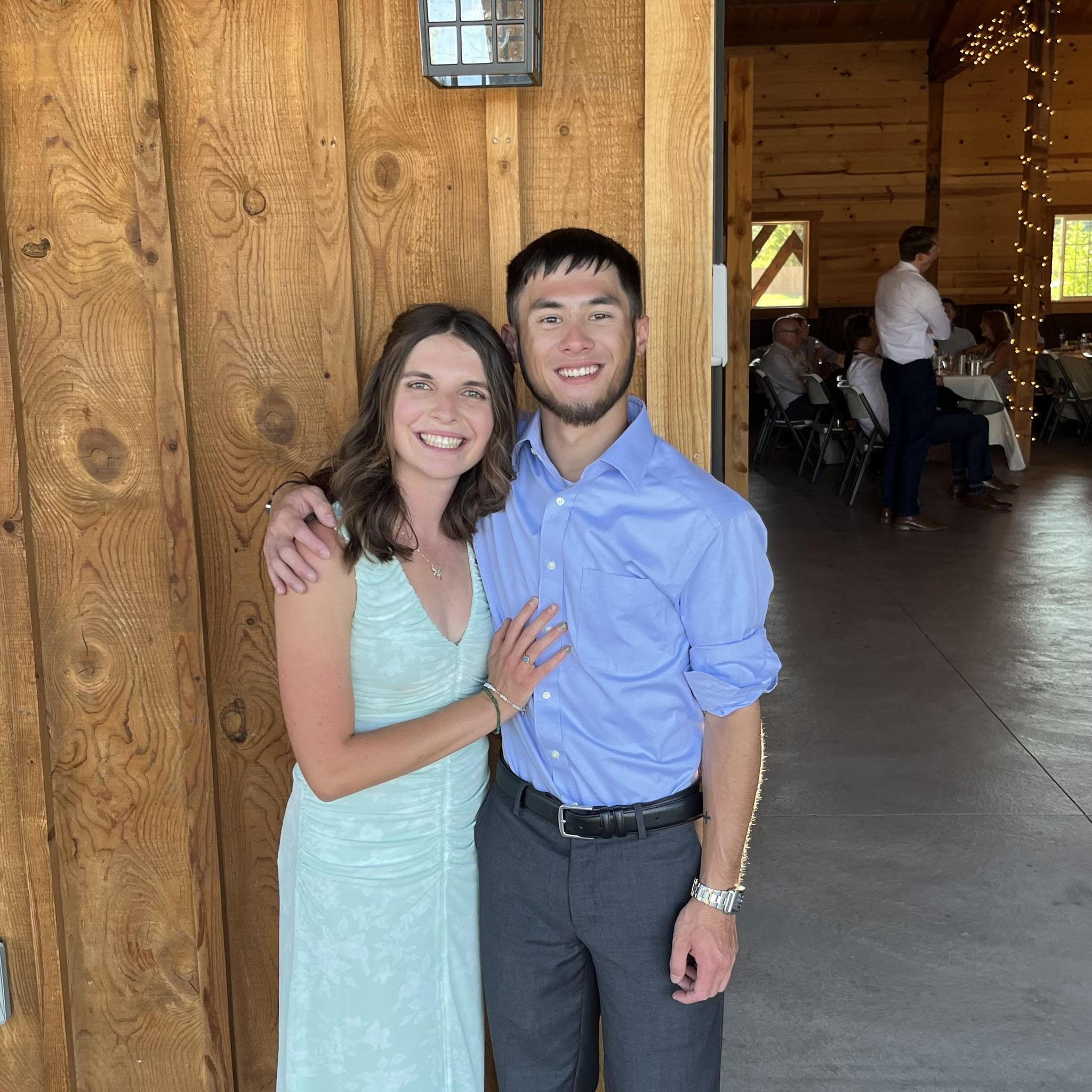 Max and Bree attending their friends Andrew and Havana's wedding (another couple that met in Tahoe!)