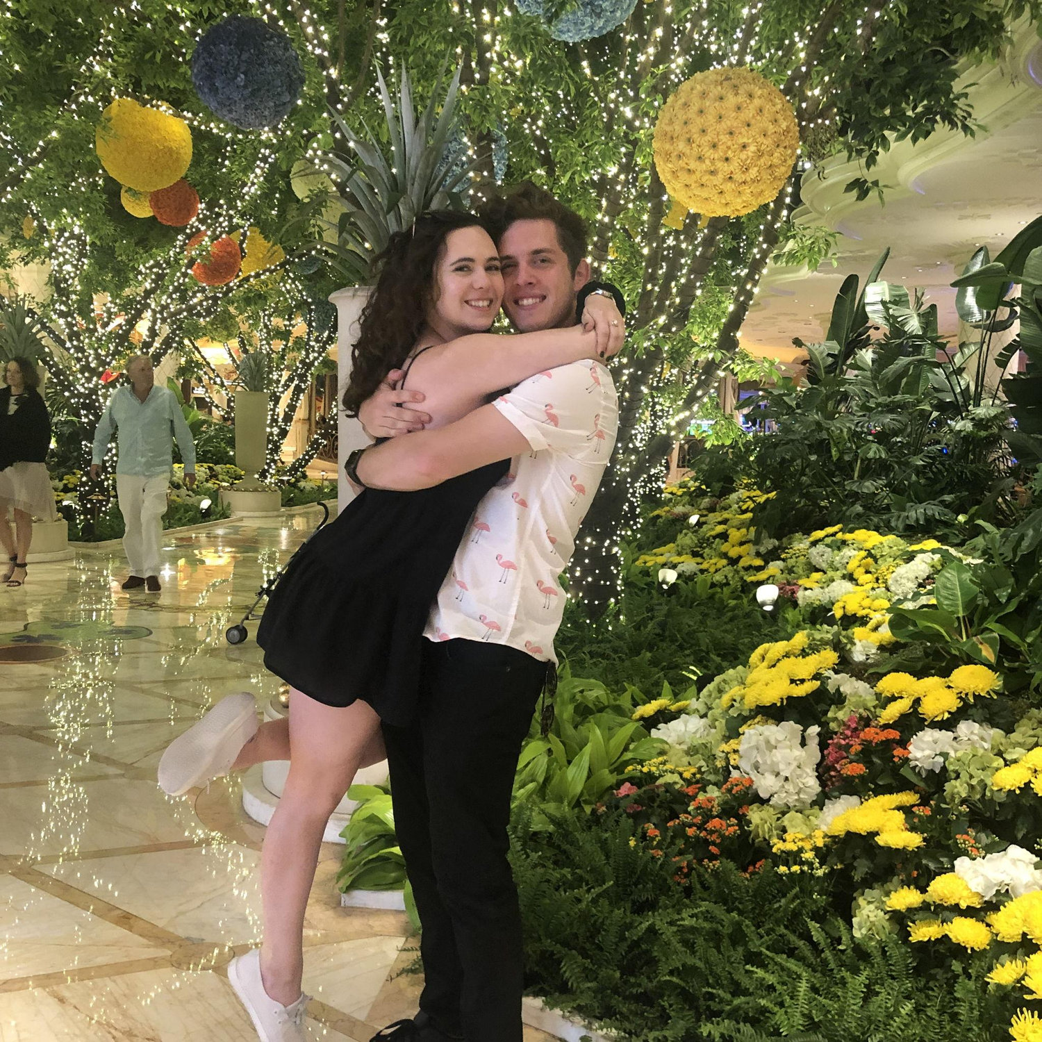 Elizabeth’s birthday in Vegas.