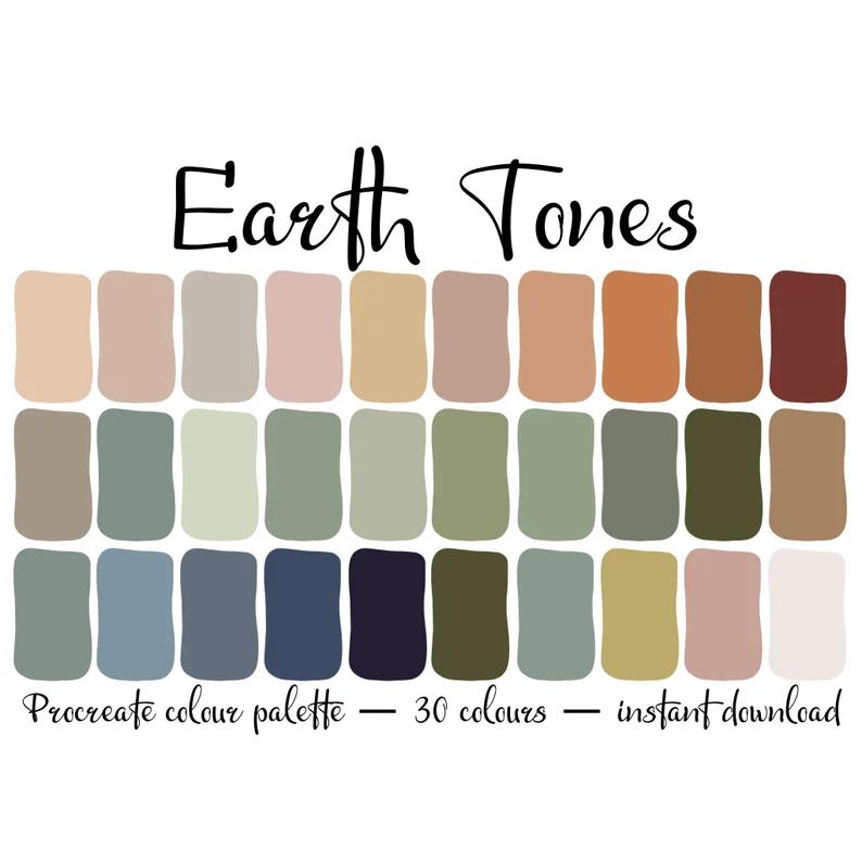 More Earth tones