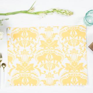 Elephants Placemat, Set of 4