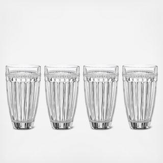 French Perle Highball Glass, Set of 4