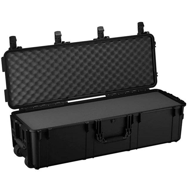 Condition 1 45" Waterproof Hard Case w/Wheels & Pluckable Foam – Lockable, IP67-Rated Waterproof, TSA Approved Storage Trunk for Gear, Camera, Equipment – Black, Made in USA, Model 2191