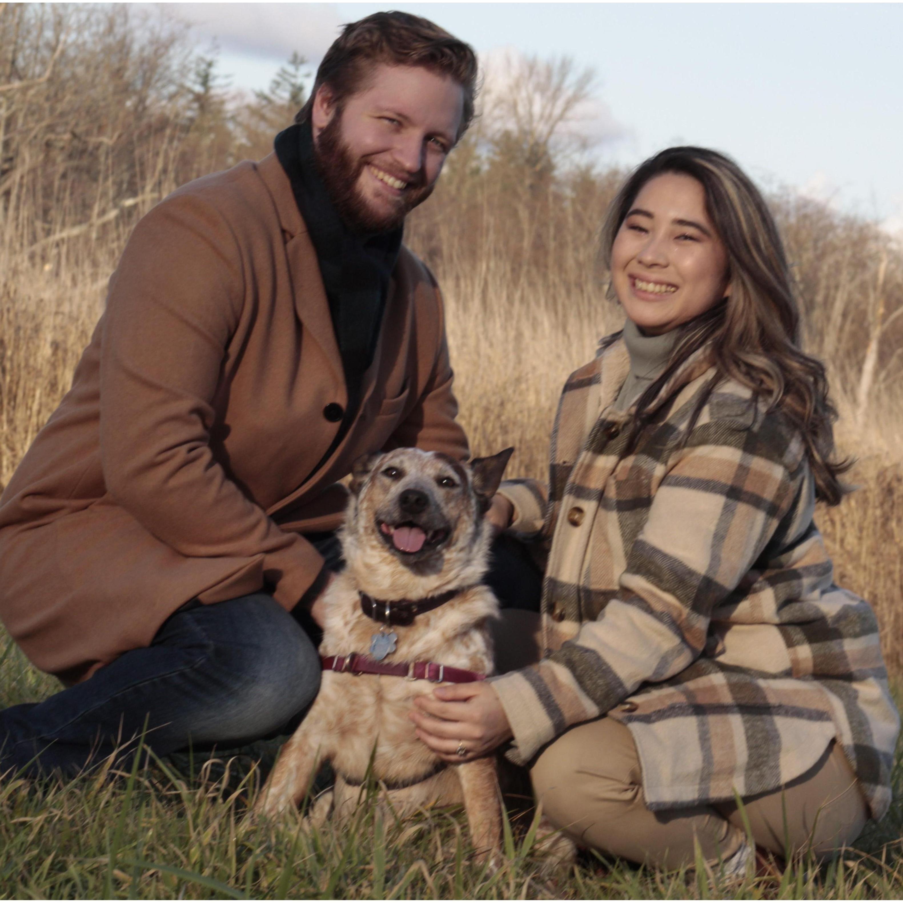 Family Photo with Maisey <3 fall 2020 photocred: David Fuentes
