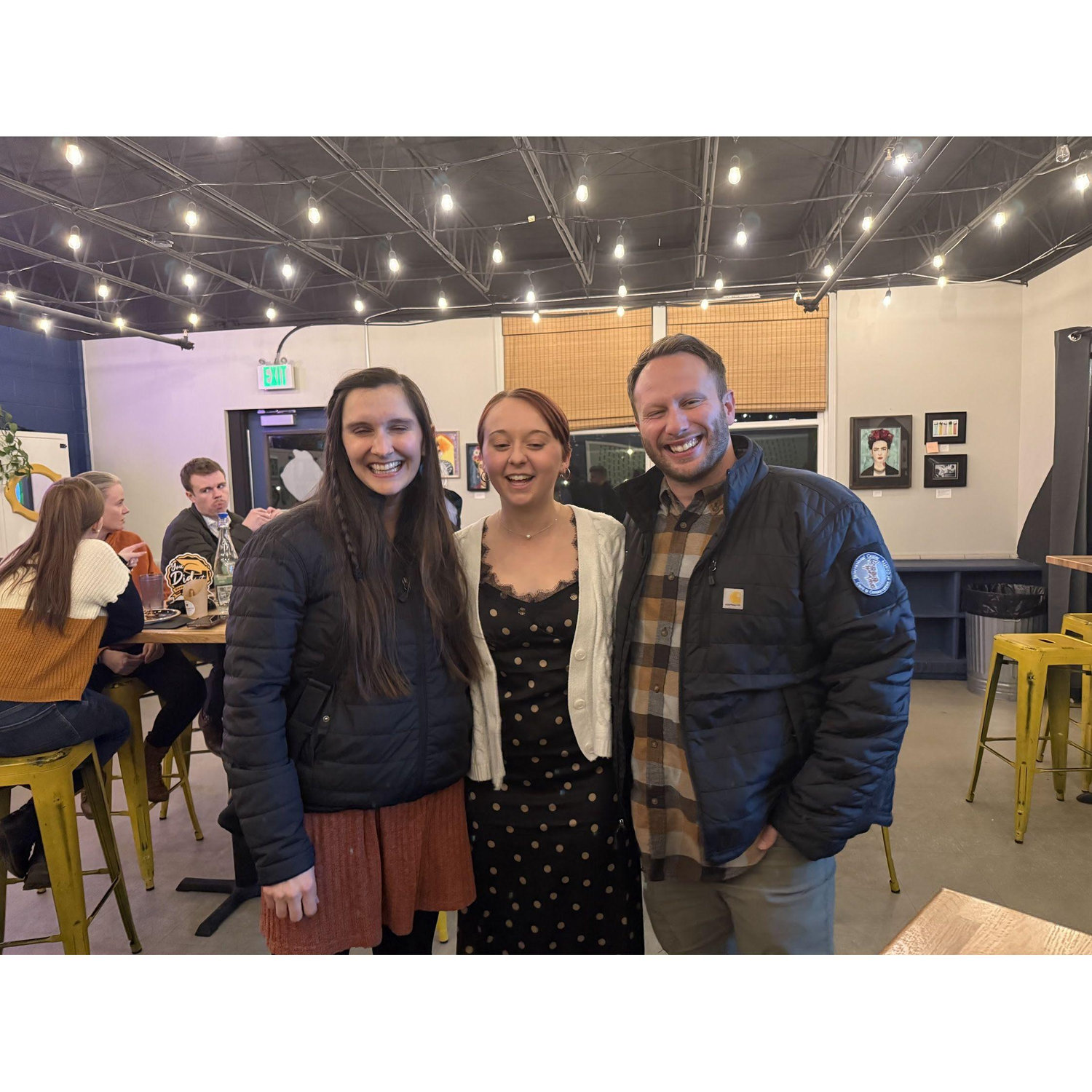 The Cheyenne Mountain Zoo gang came down to celebrate Amanda's college graduation! Austin has known her since she was 12! 🦒🎓❤️