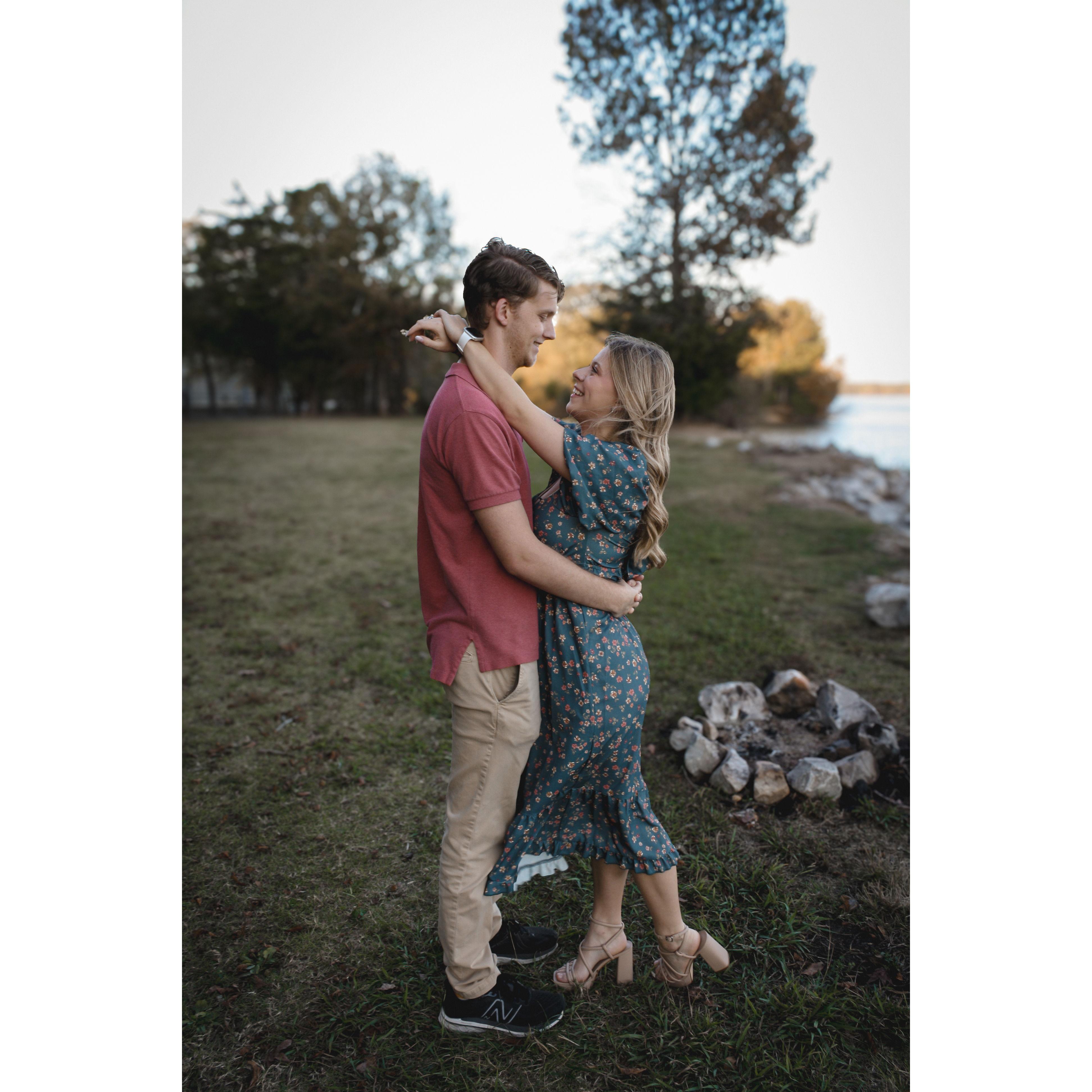 Our invitation photo! Another one of our favorites from our engagement shoot!