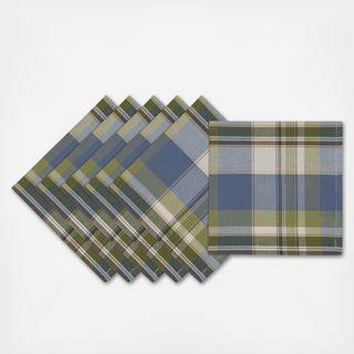 Lake House Plaid Napkin, Set of 6