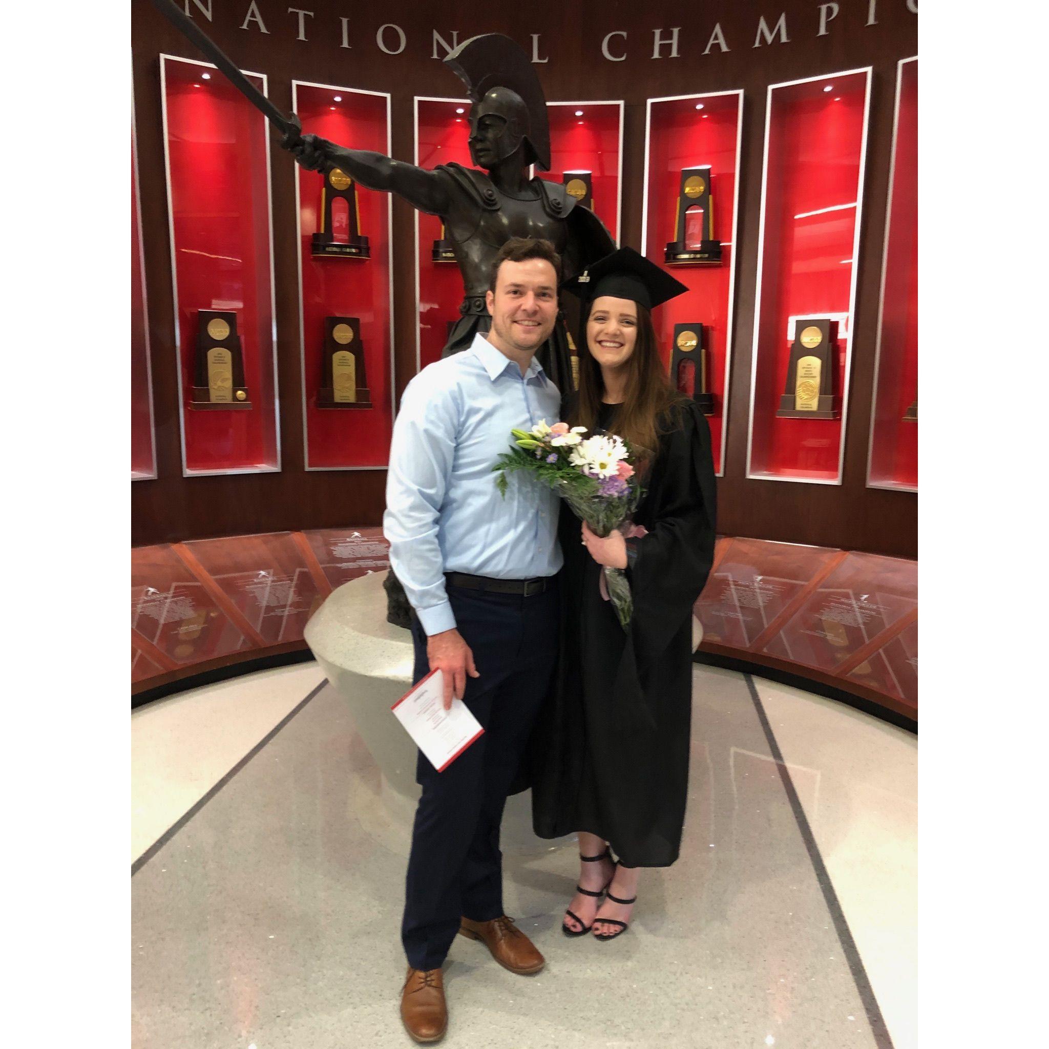 Kinsey's MBA graduation