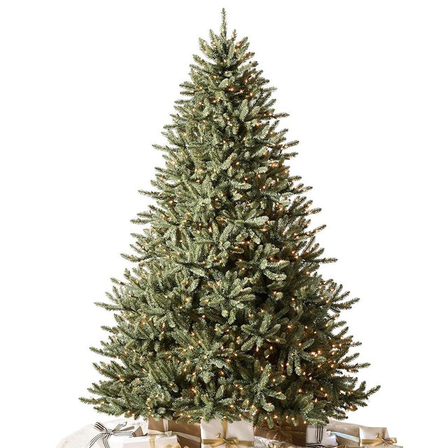 Balsam Hill 6ft Pre-Lit Classic Blue Spruce Artificial Christmas Tree with LED Clear Lights