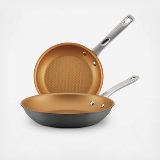 Hard Anodized 2-Piece Skillet Set