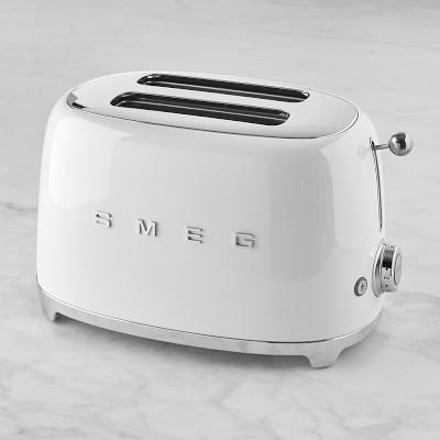 Smeg 2-Slice Toaster, WHITE