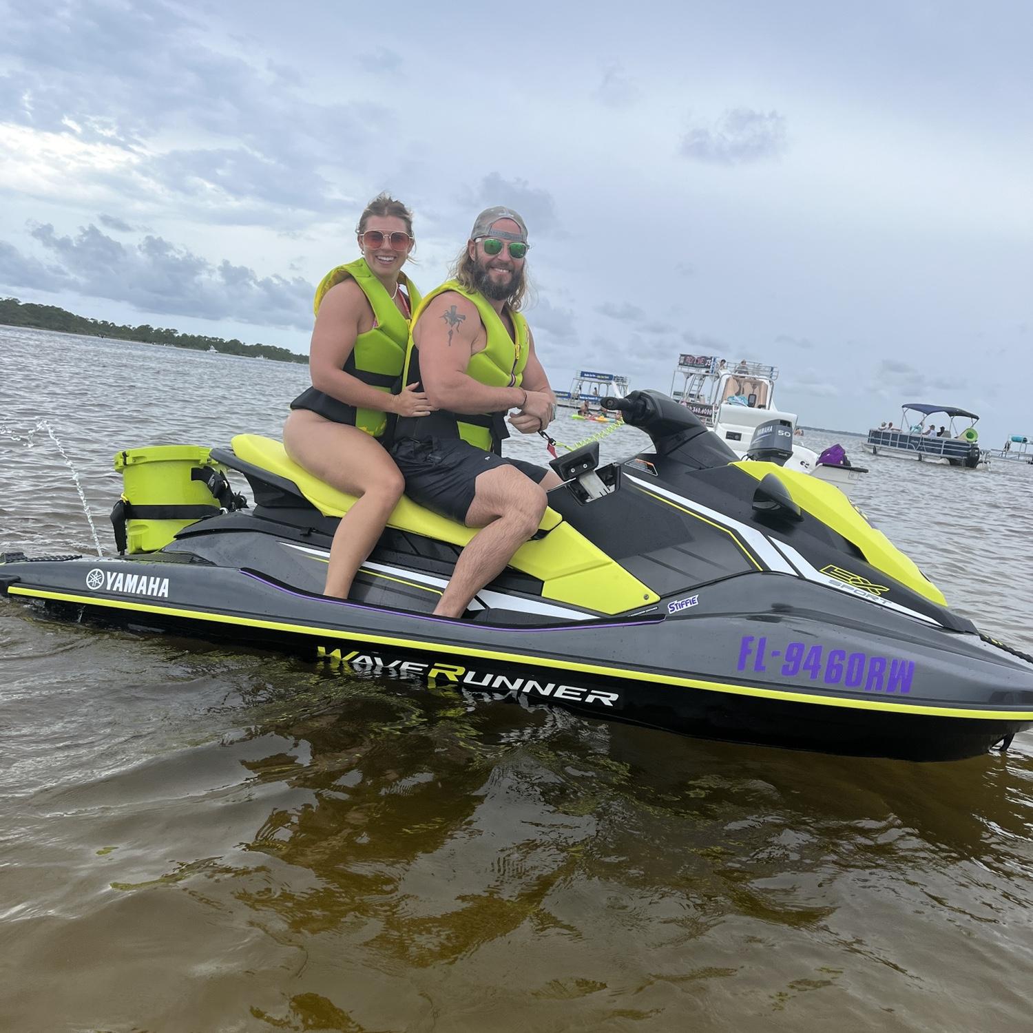 Murky crab island day, always a blast on the ski
