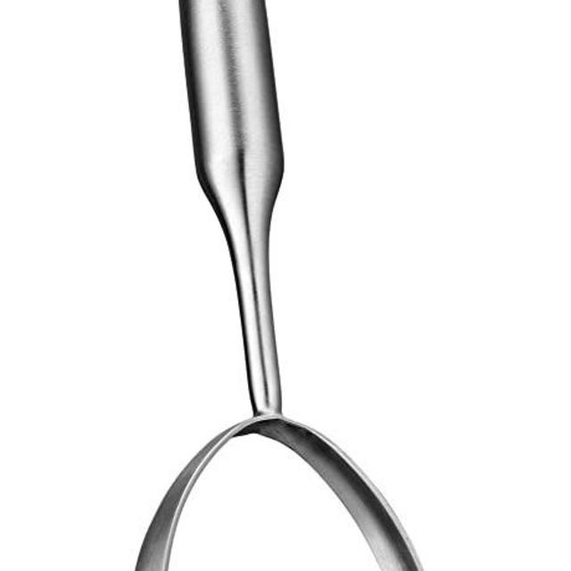 Stainless Steel Potato Masher Cooking Utensil - Will Last Your Kitchen a Lifetime, Guaranteed - Meticulous Craftsmanship, Sleek Modern Design, Exceptional Quality.