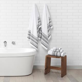 Bold Stripe Cotton 6-Piece Towel Set