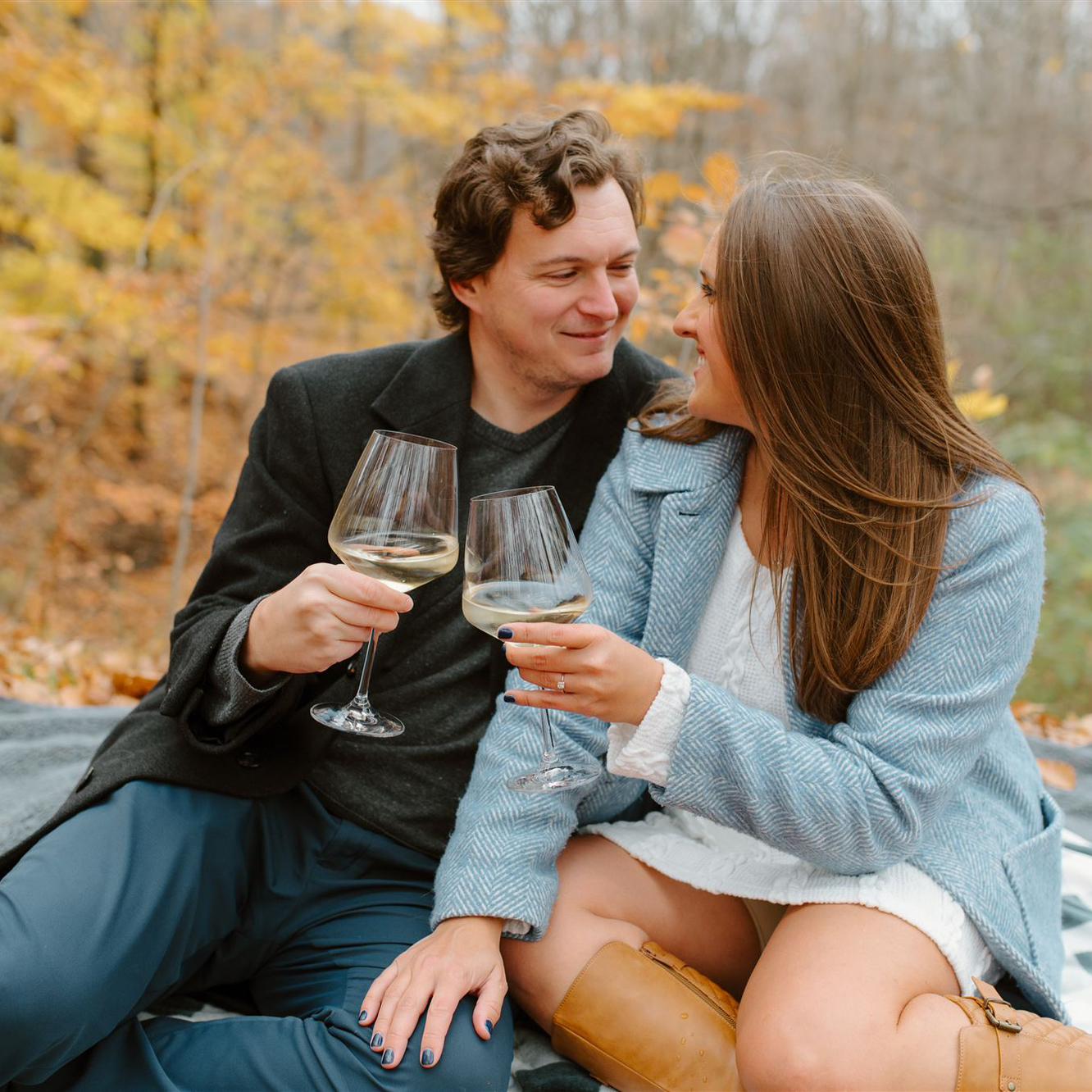 Engagement Photos at the place we had our first date, Rotary Park in Livonia, MI