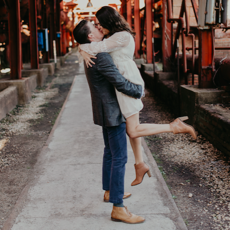 Photos from our engagement session as Sloss Furnaces!