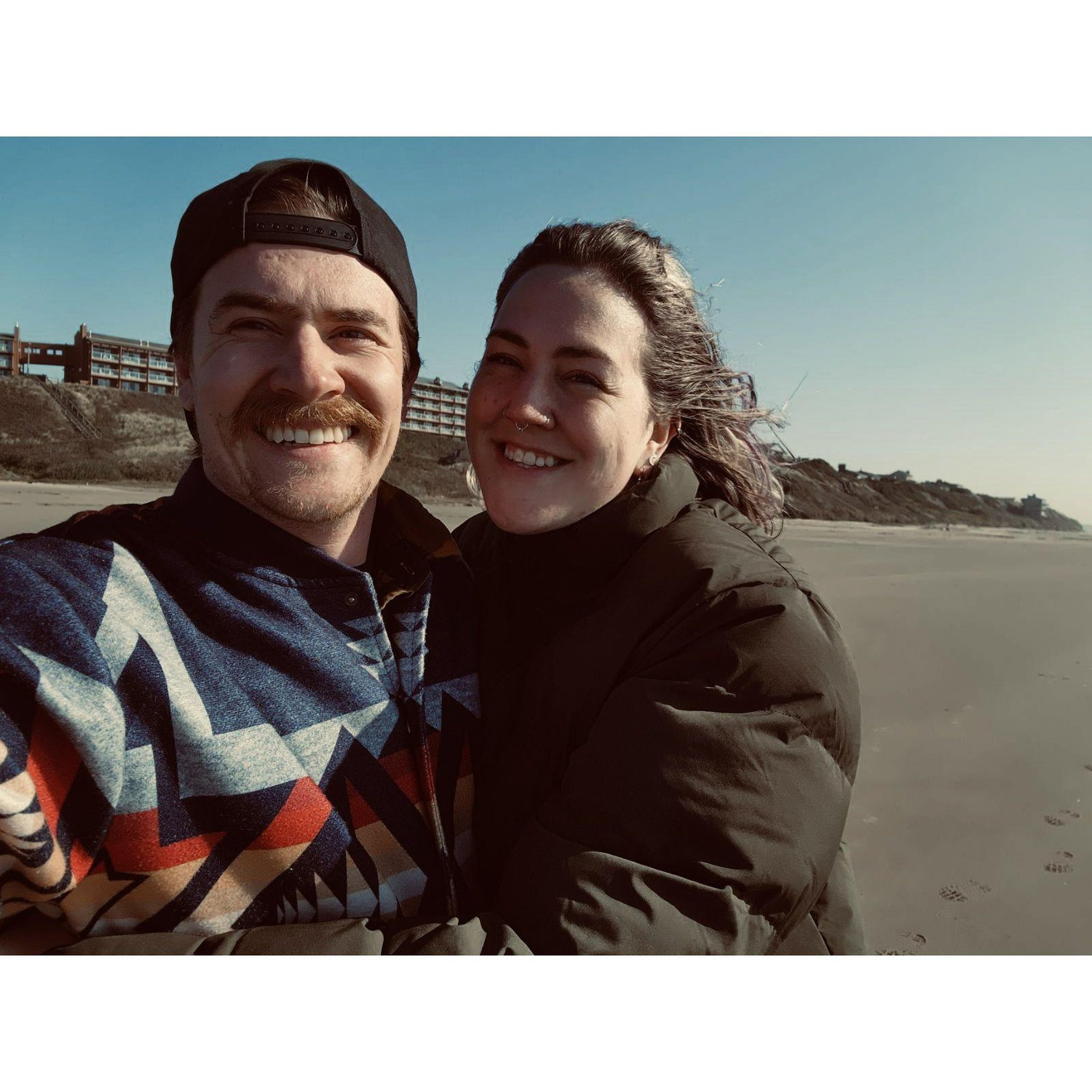 Our first trip to the beach for a birthday celebration.